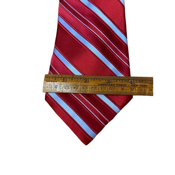 Daniel Cremieux red silk tie - Picture 5 of 6